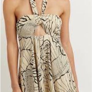 DISSH linen maxi dress . . . NWT!